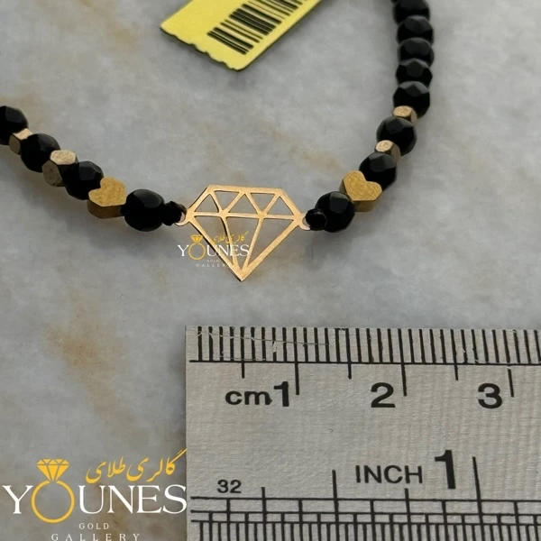 دستبند لیزری الماس طلا